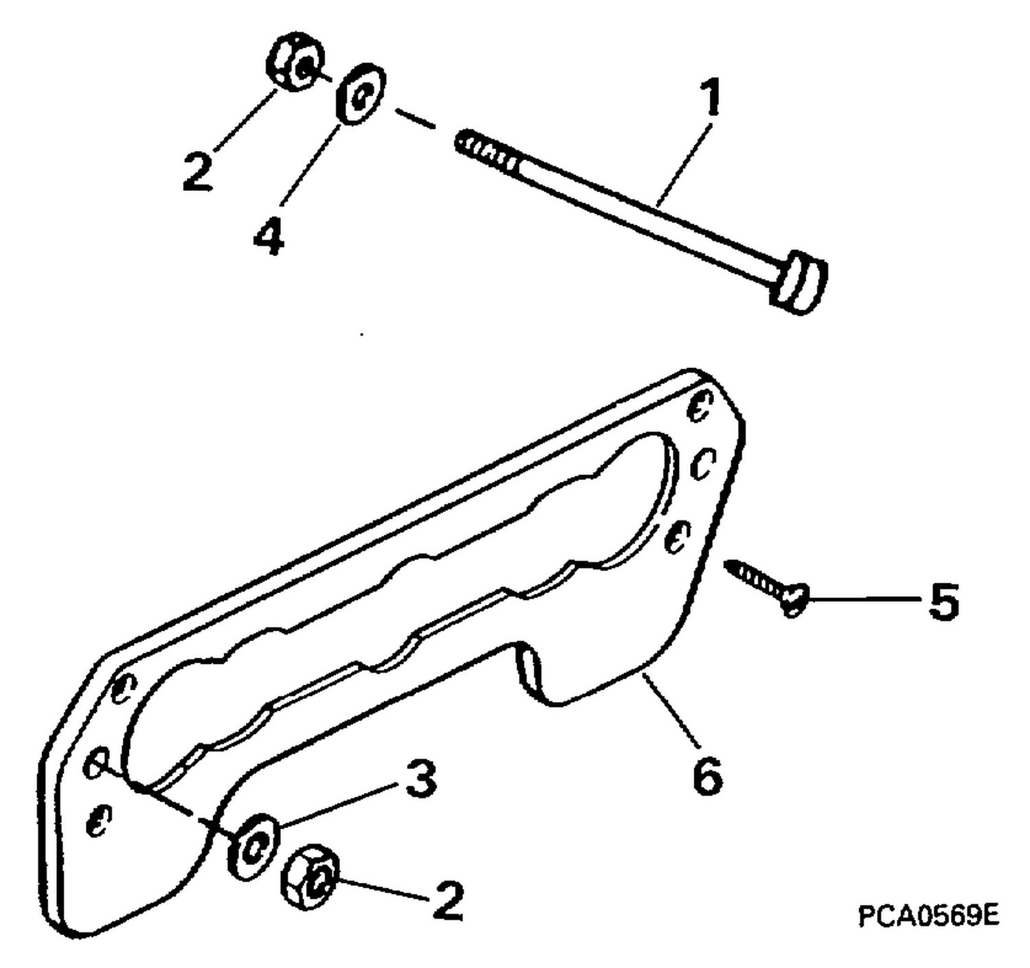 TRANSOM MOUNT KIT - 40 ROPE