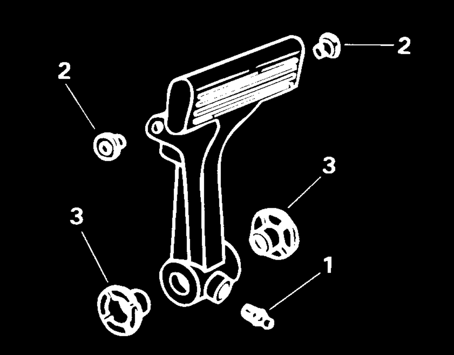 SHIFT HANDLE KIT -- 20, 25, 30