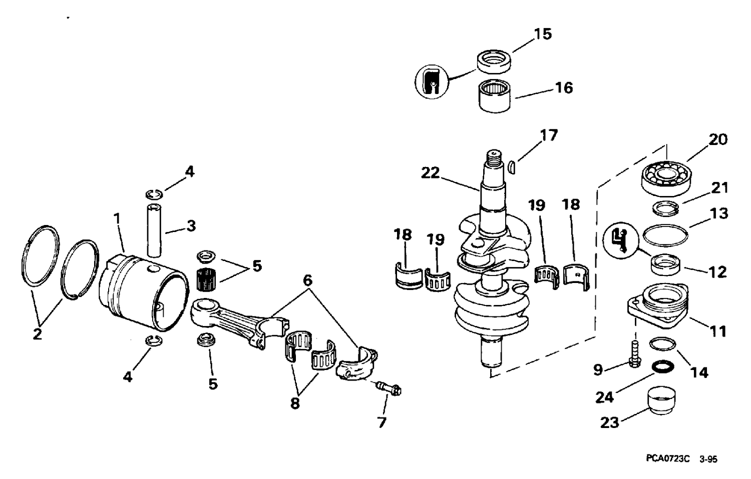 CRANKSHAFT & PISTON