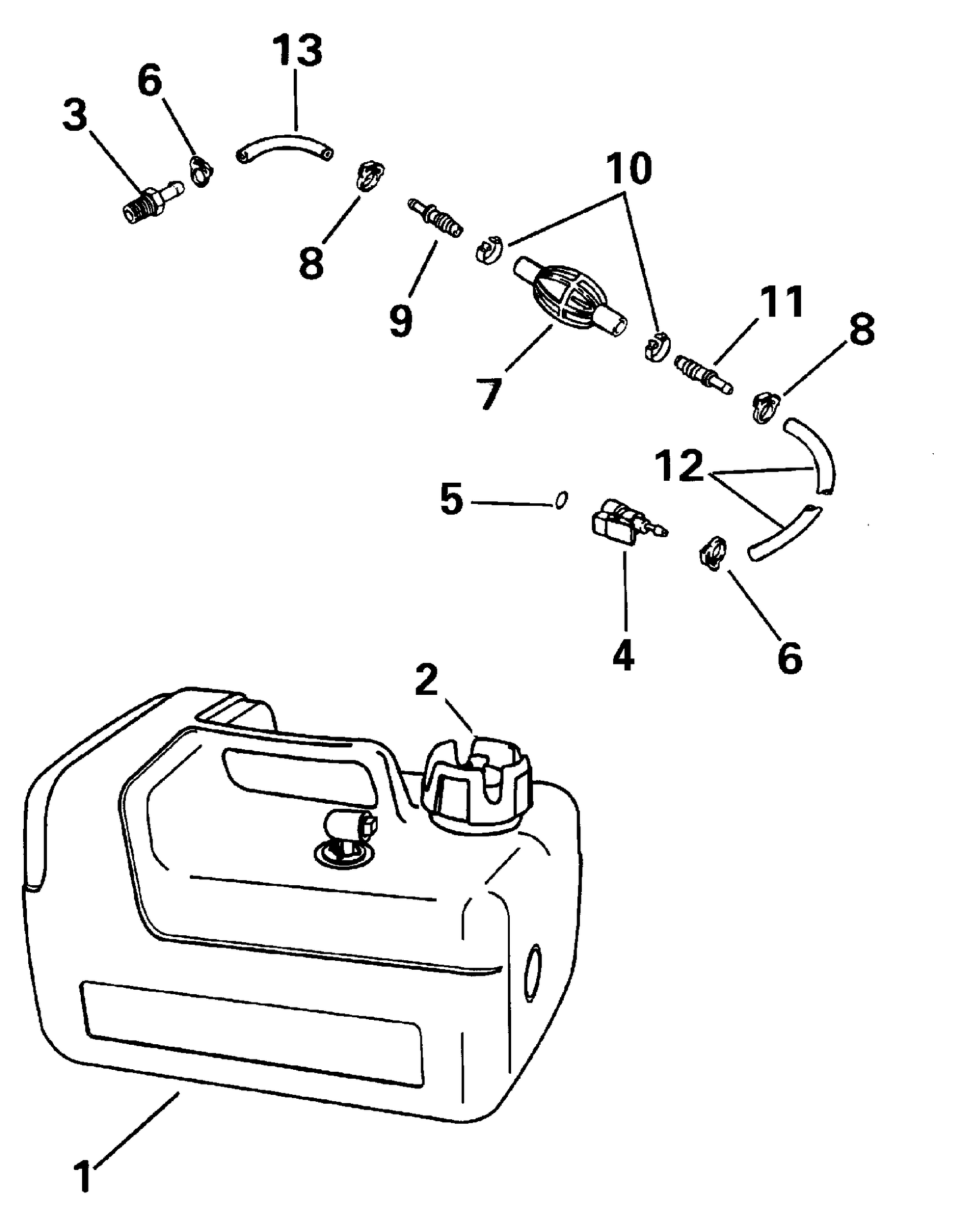 FUEL TANK - 3 GALLON