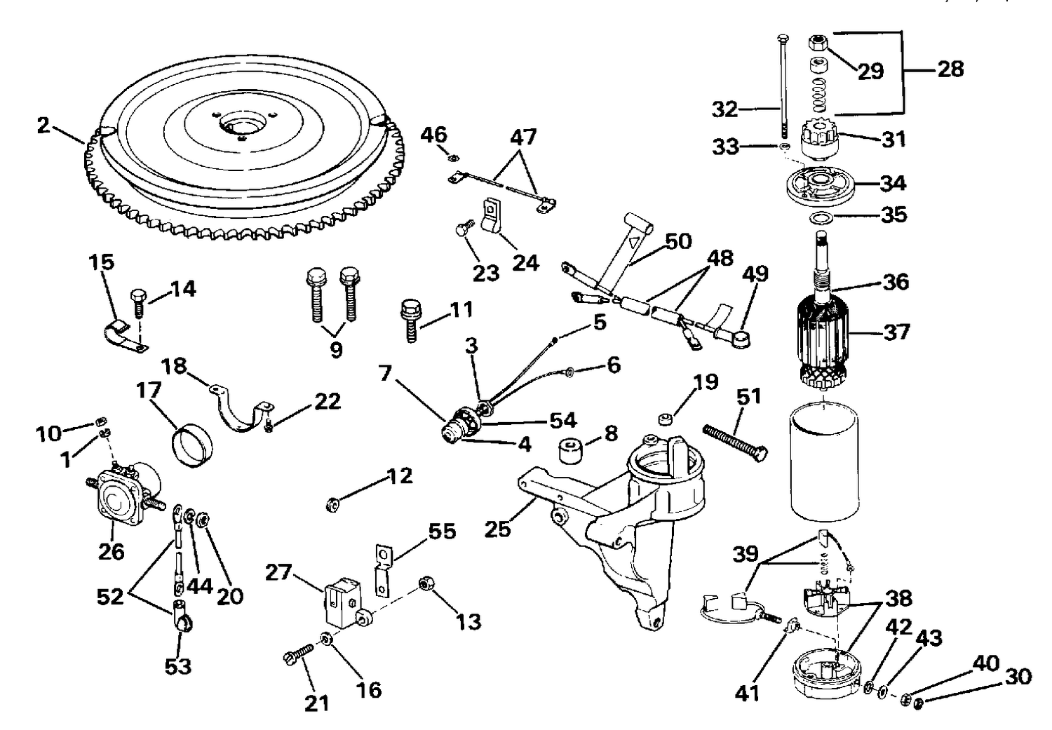 ELECTRIC STARTING KIT - 20, 25, 30, 35