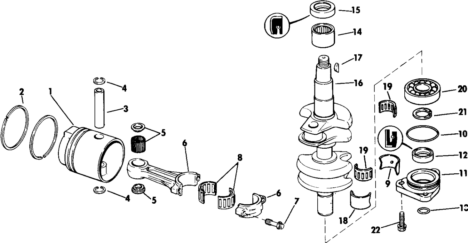 CRANKSHAFT & PISTON
