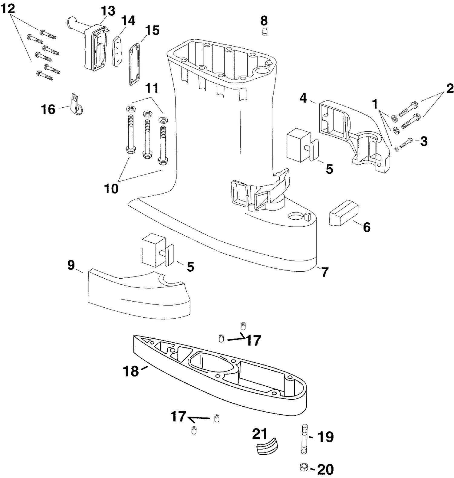 EXHAUST HOUSING