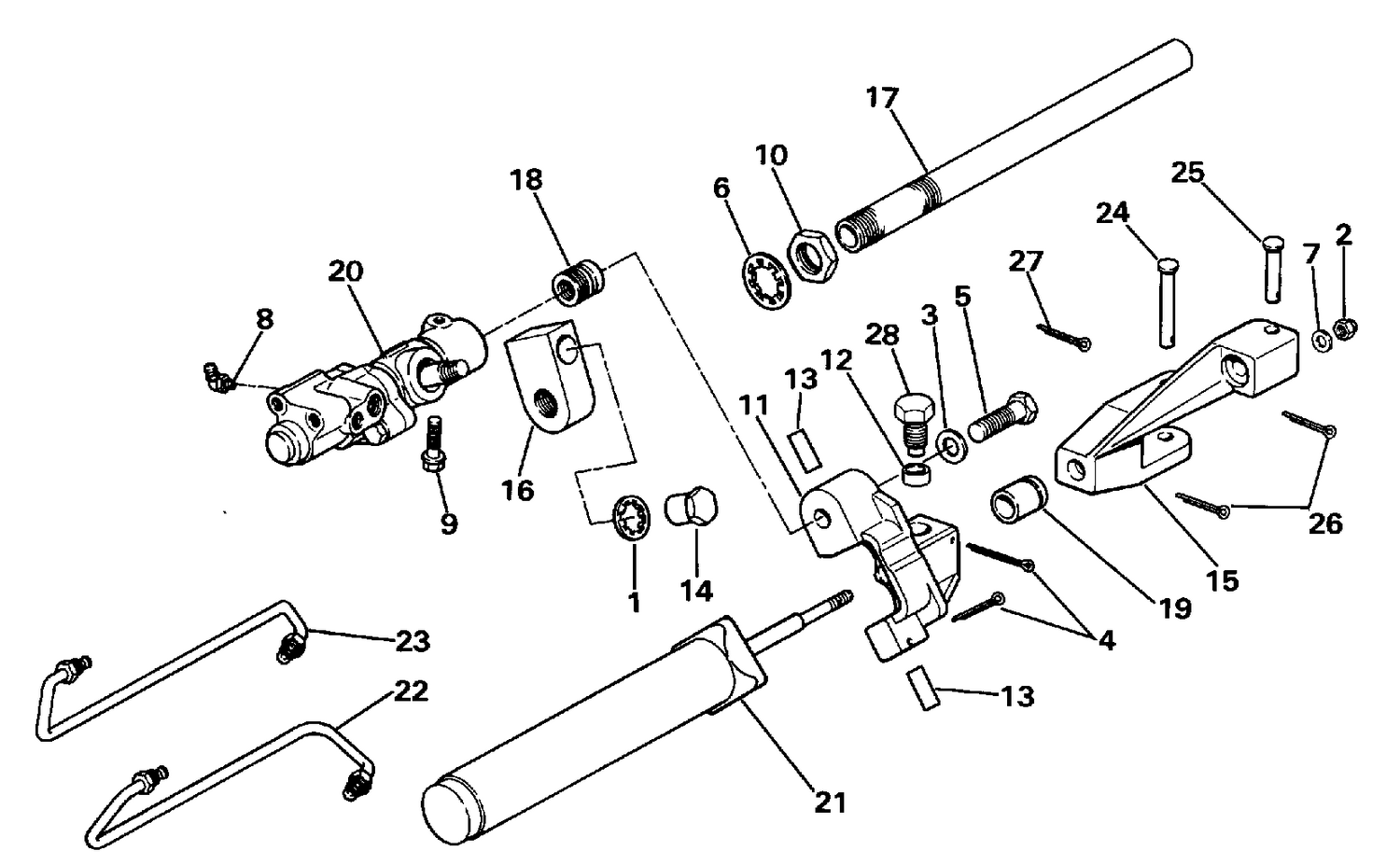 POWER STEERING CYLINDER