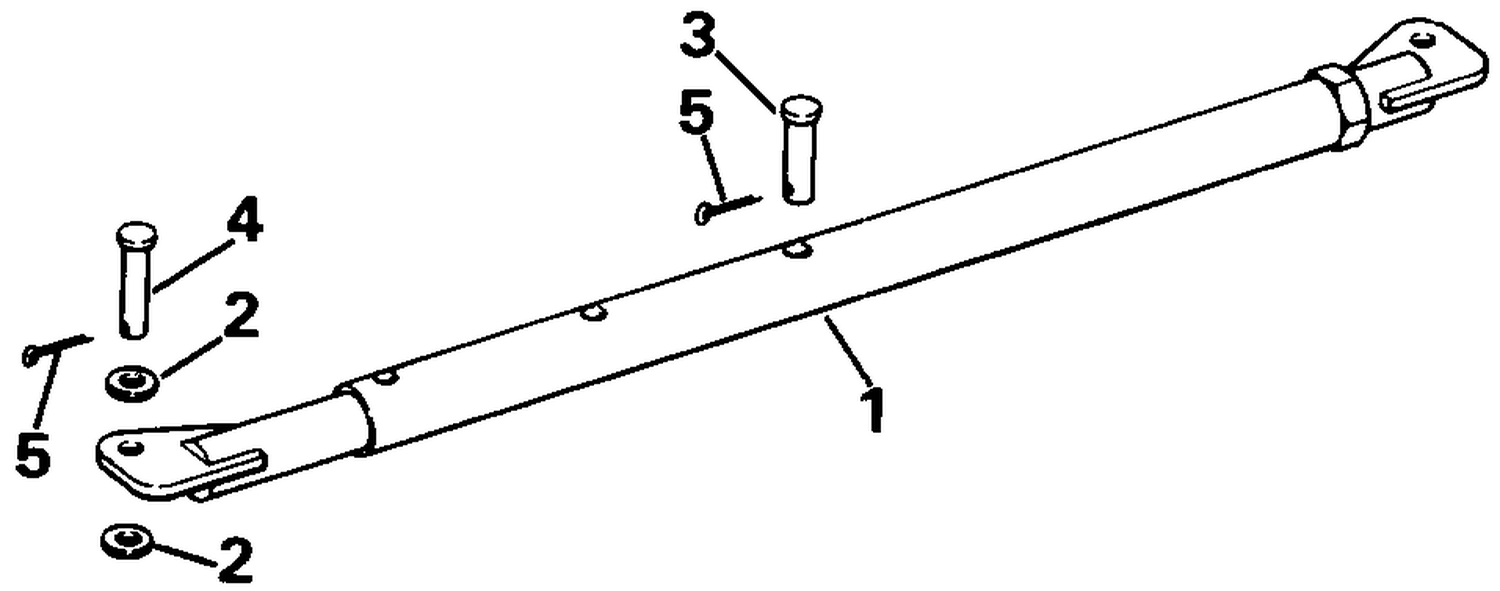 TIE BAR KIT - DUAL ENGINE