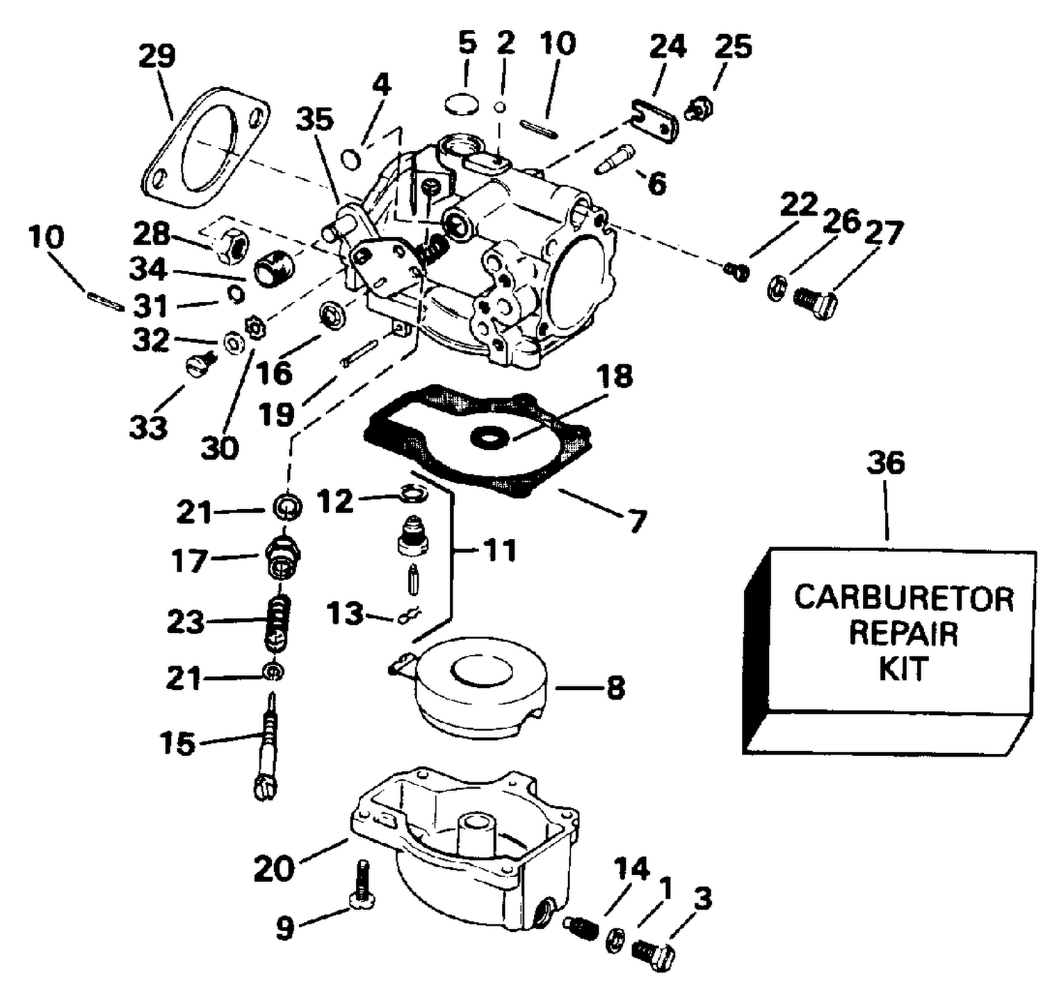 CARBURETOR EARLY PRODUCTION