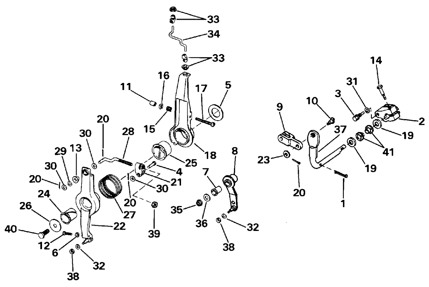 THROTTLE & SHIFT LINKAGE