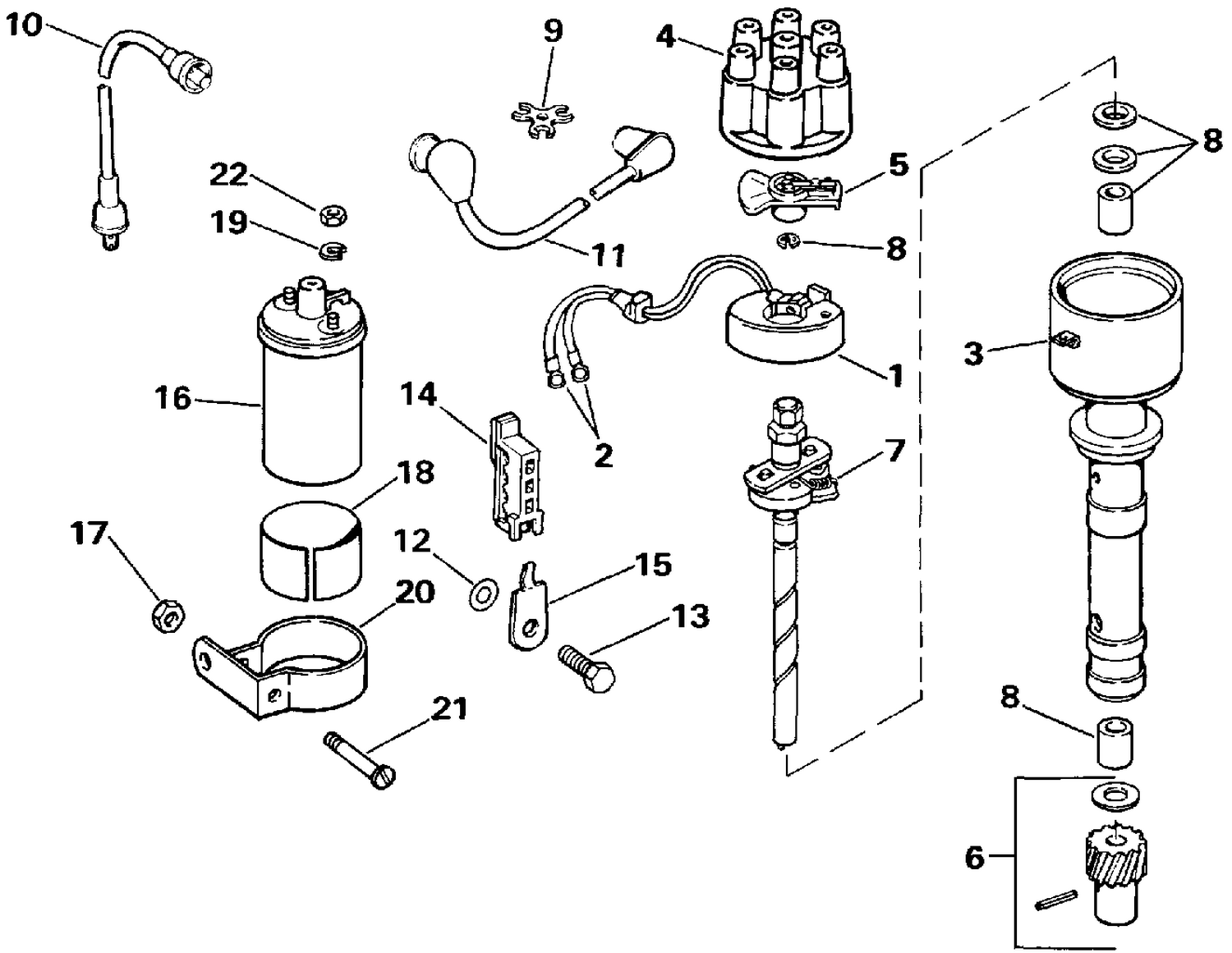 IGNITION (4.3 LITRE 2V MODELS ONLY)