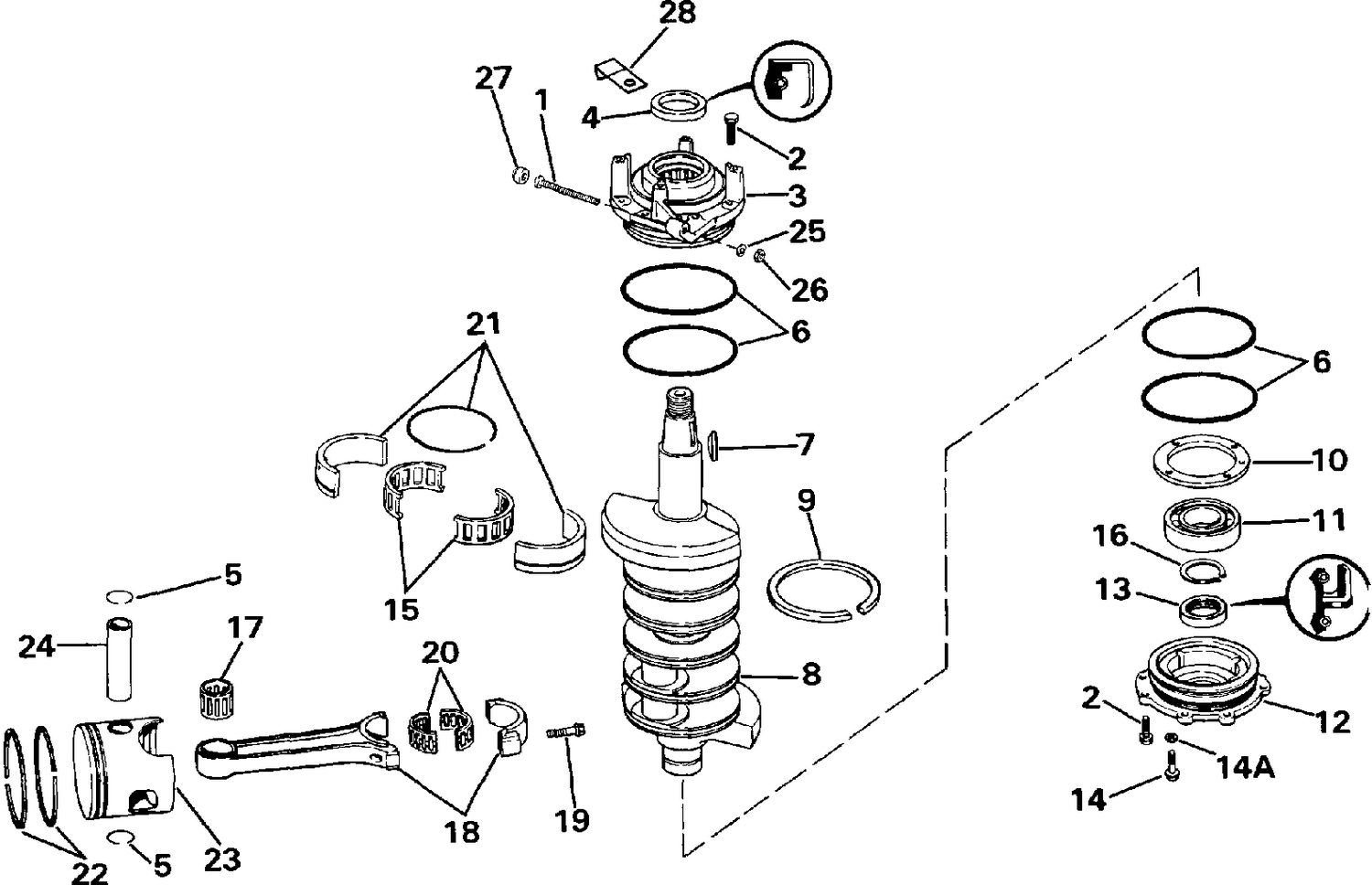 CRANKSHAFT & PISTON