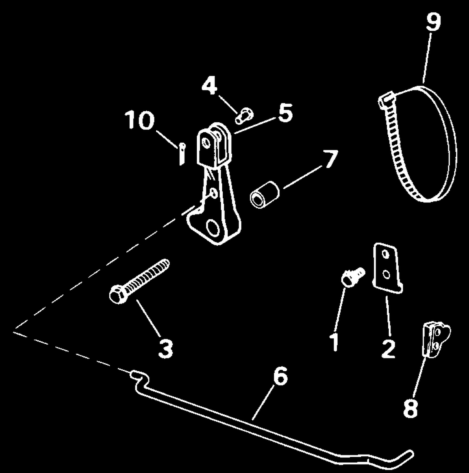 REMOTE CONTROL ADAPTER KIT -- 9.9, 15 (2-CYCLE)