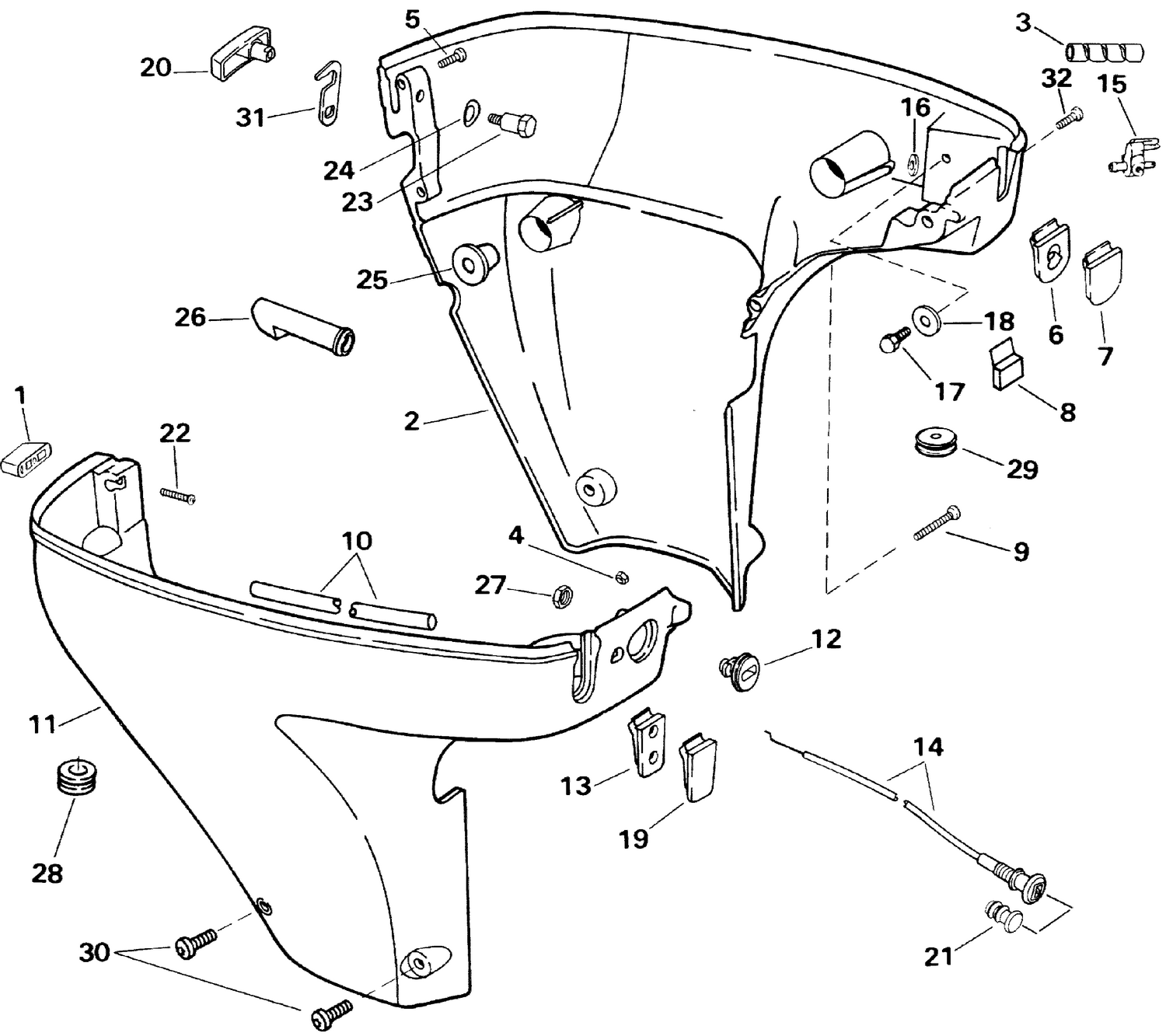 LOWER ENGINE COVER