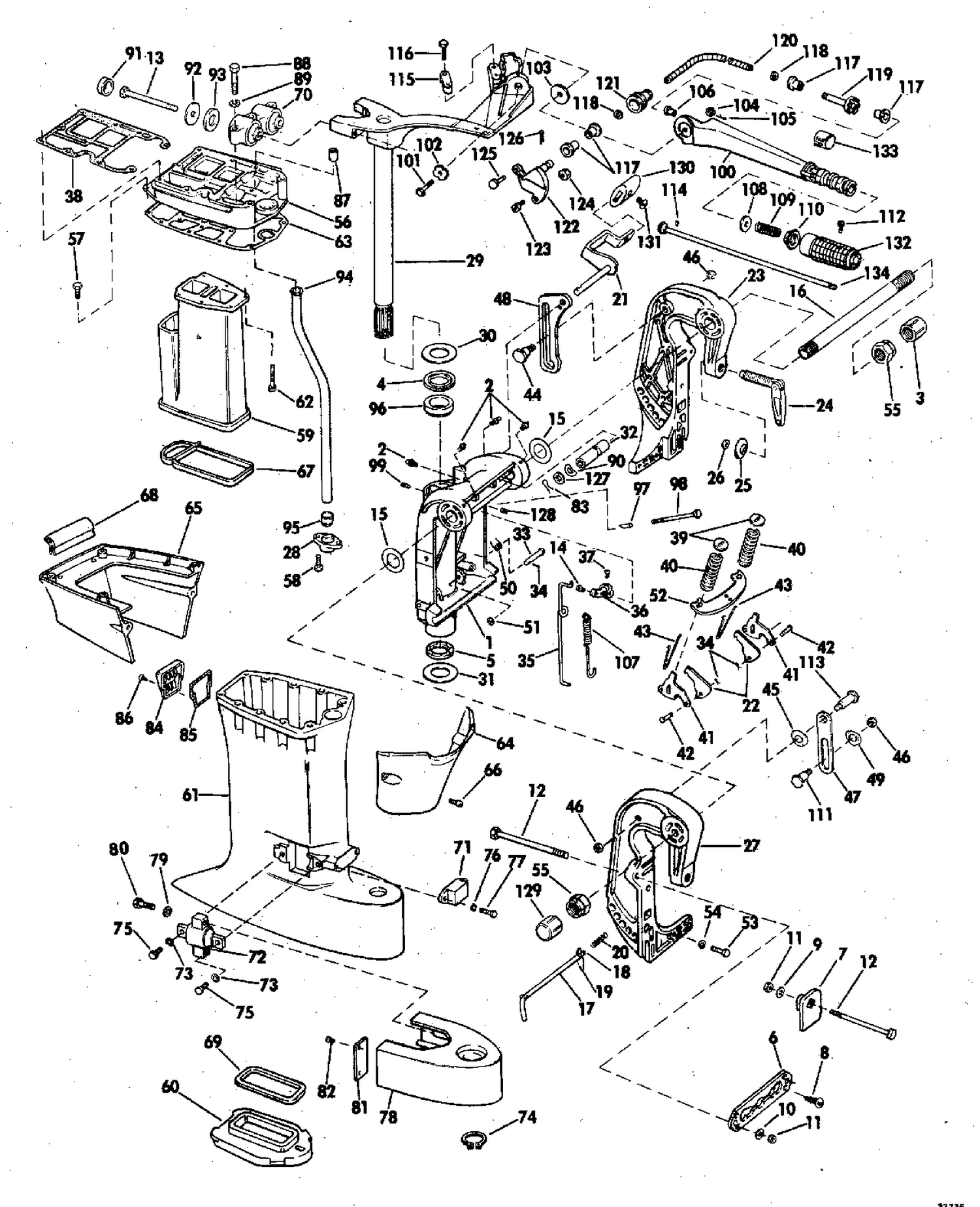 EXHAUST HOUSING MANUAL START