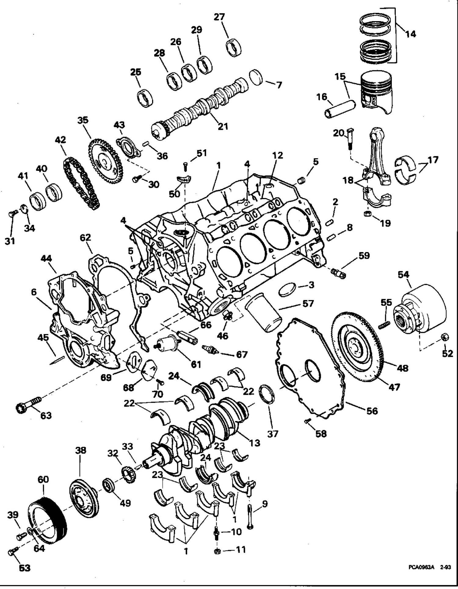 CRANKCASE - 5.8 LITRE
