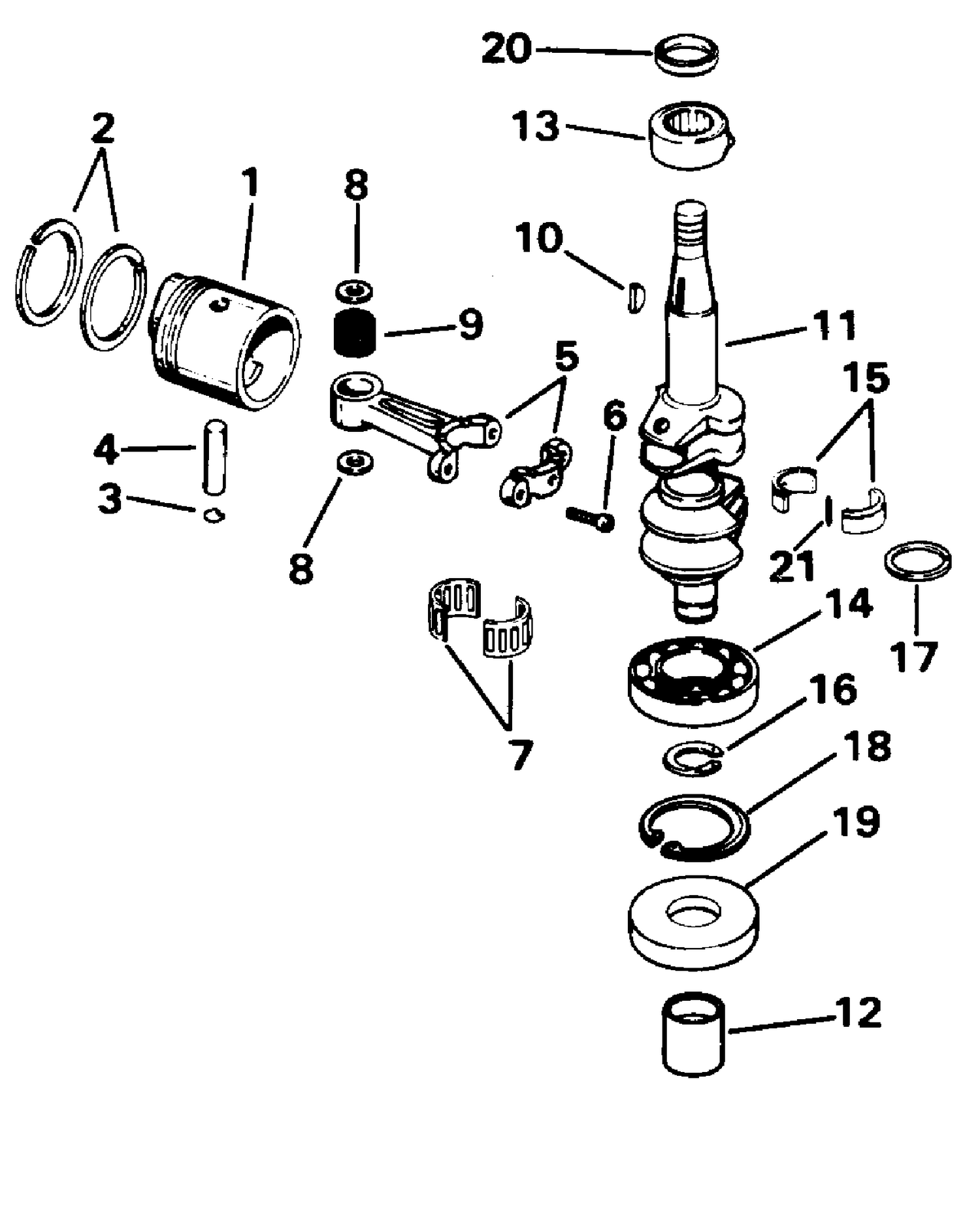 CRANKSHAFT & PISTON