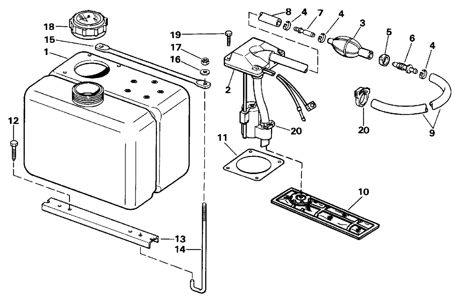 VRO OIL TANK KIT-1.8 GALLON