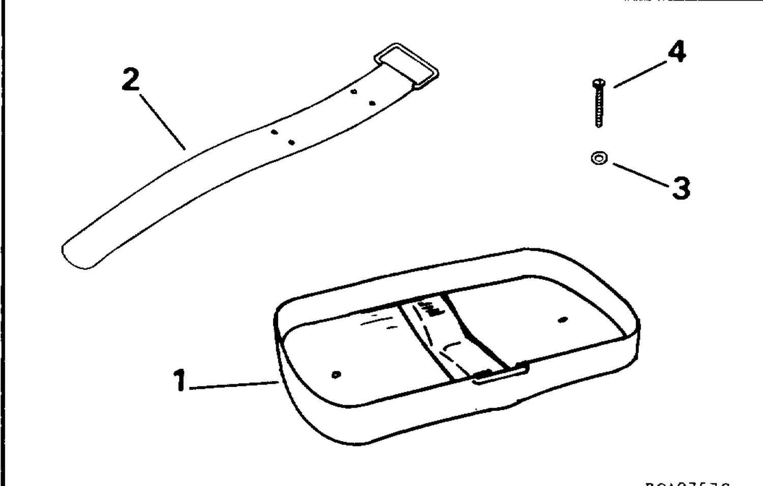 TRAY - FUEL TANK TRAY