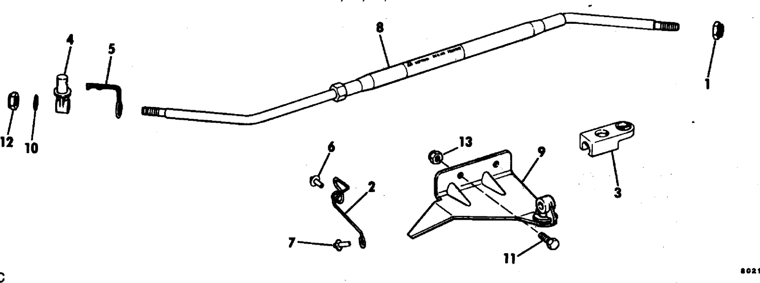 STEERING BAR KIT AUXILIARY MOTOR