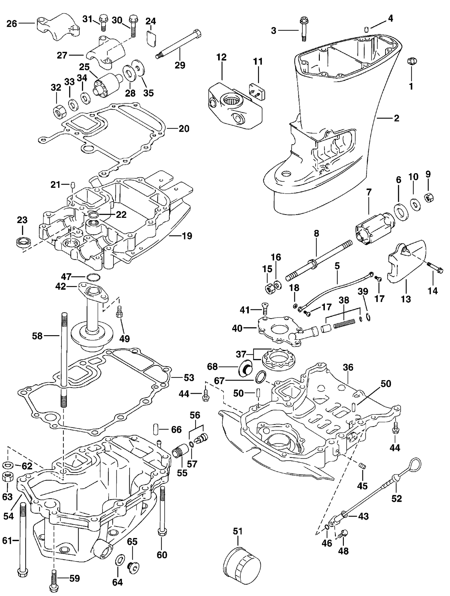 MIDSECTION & OIL SYSTEM