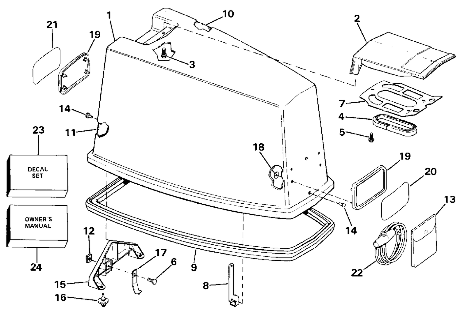 ENGINE COVER - JOHNSON