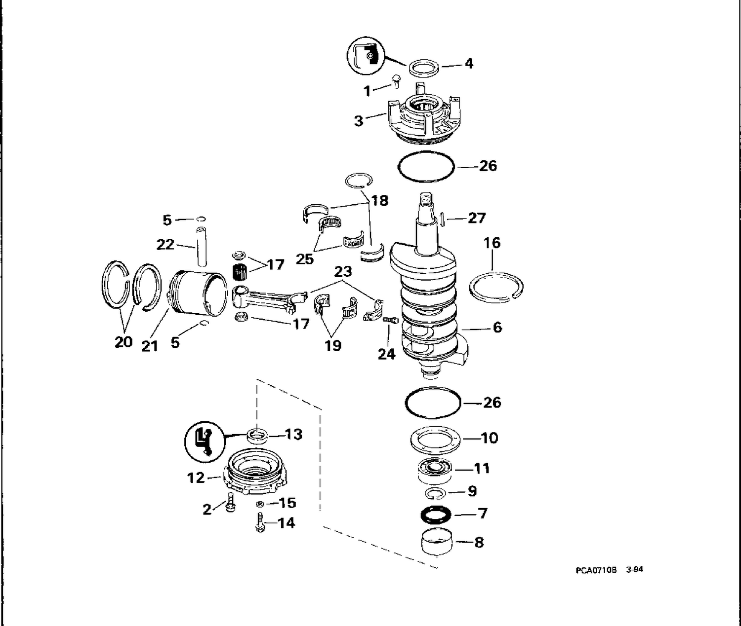 CRANKSHAFT & PISTON