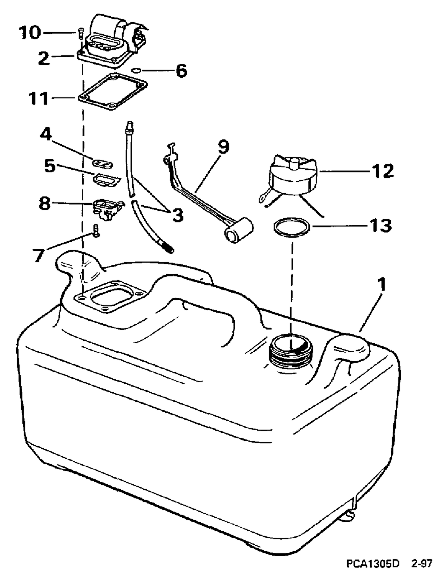 FUEL TANK - 6 GALLON