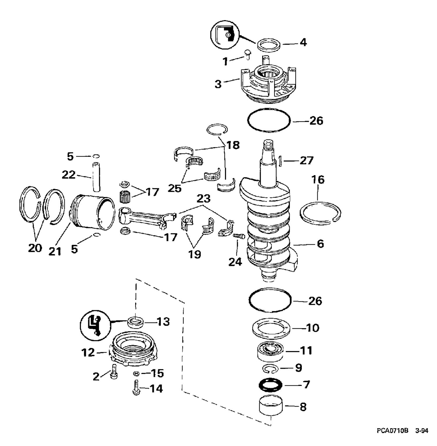 CRANKSHAFT & PISTON
