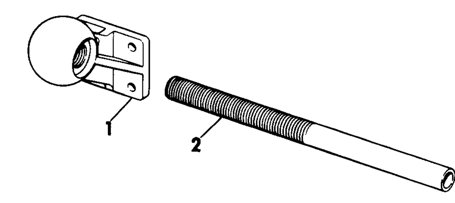TRANSOM BRACKET KIT - 6 THRU V6