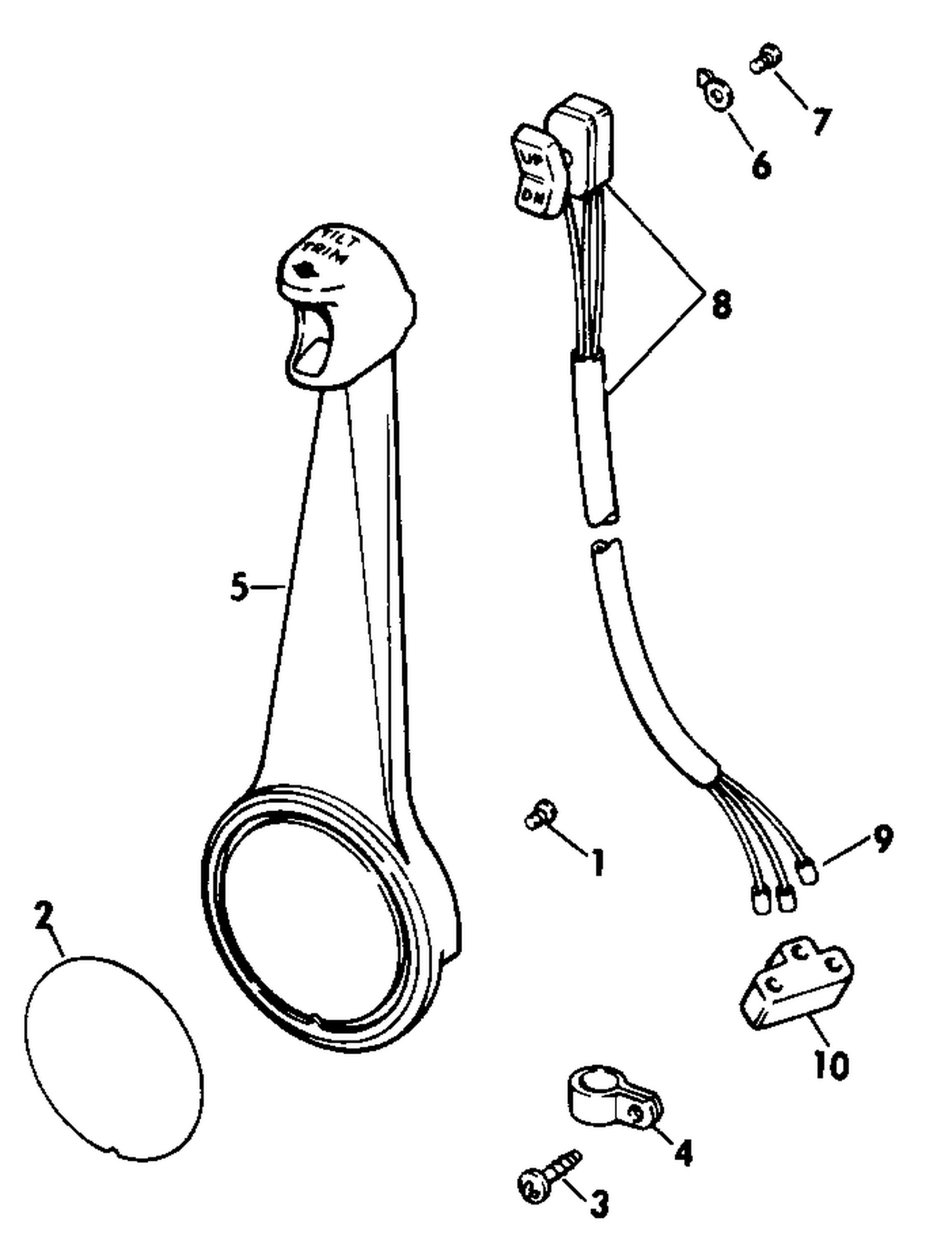 TRIM/TILT SWITCH CONVERSION KIT