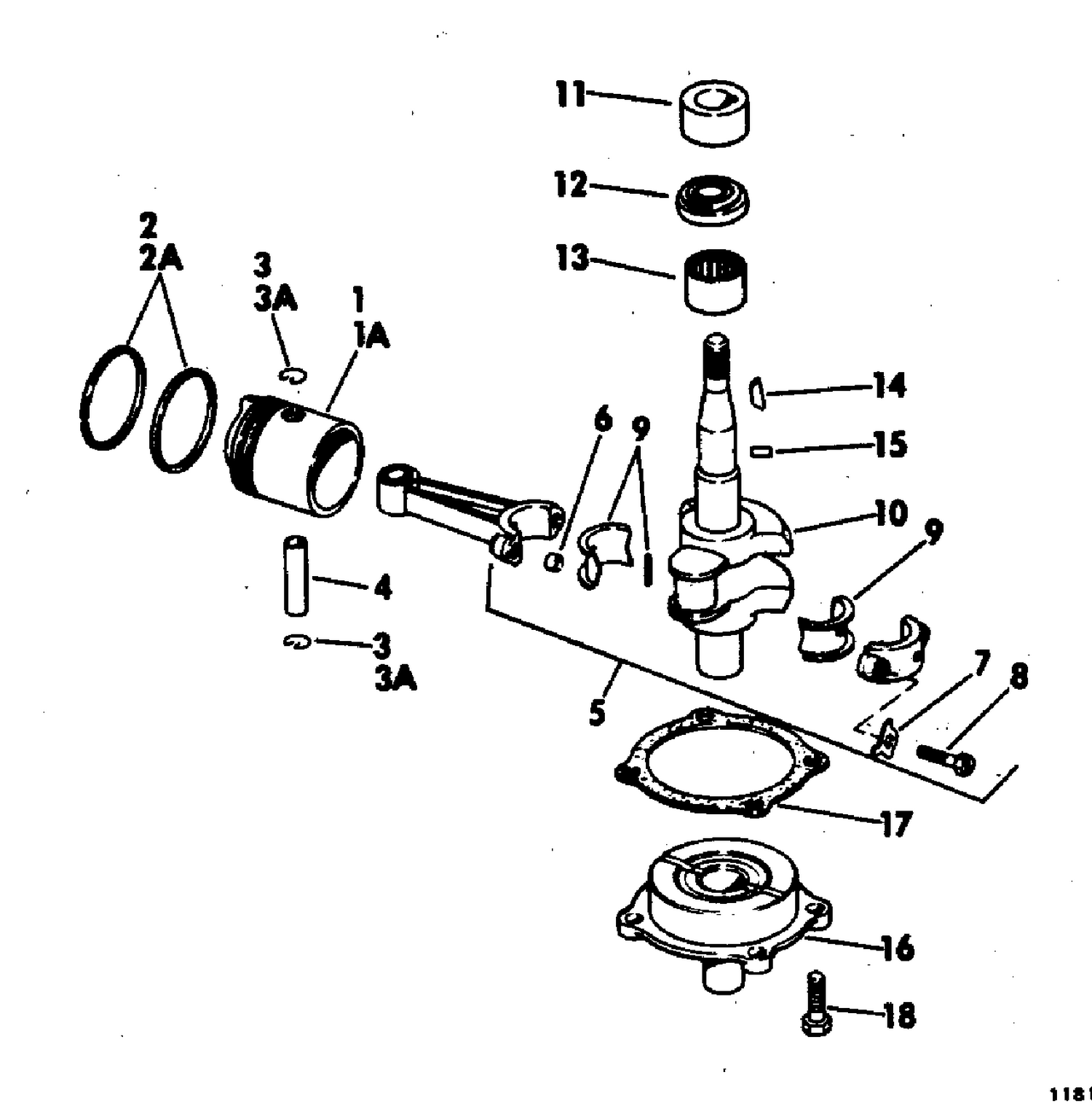 CRANKSHAFT & PISTON
