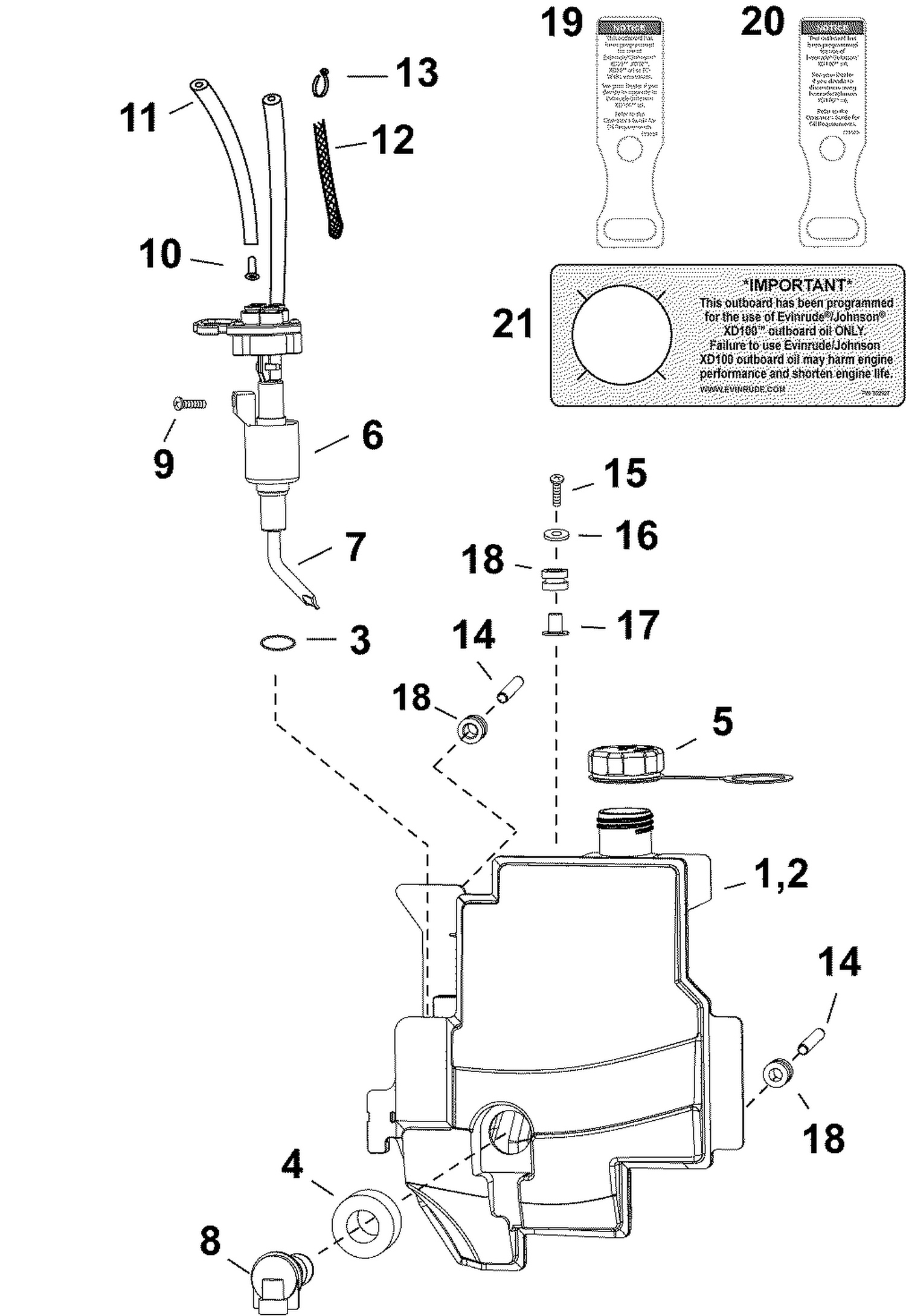 OIL TANK & PUMP