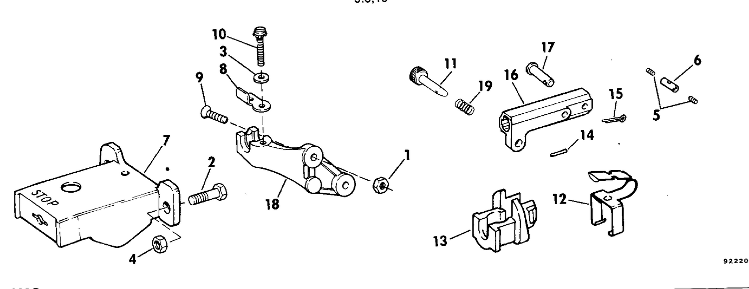 ADAPTER KITS-REMOTE CONTROL 9.9,15
