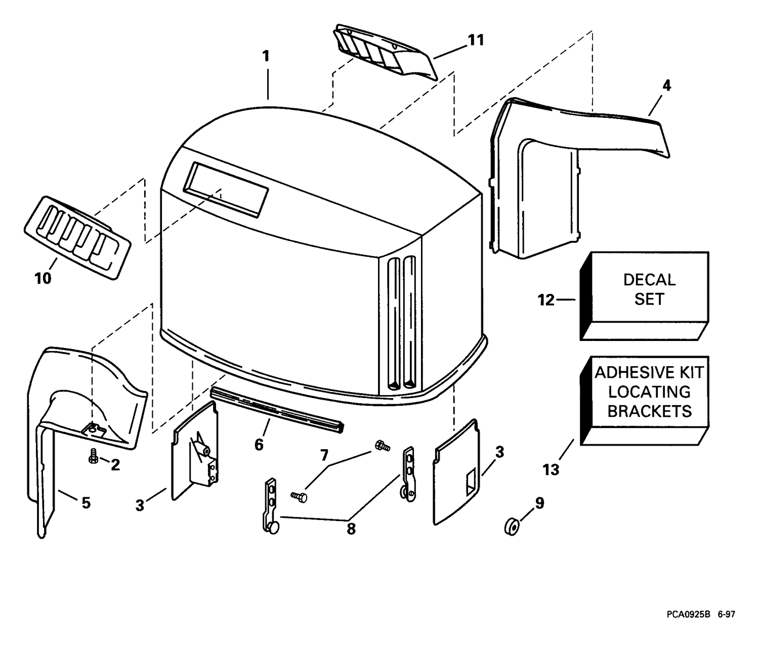 ENGINE COVER -- EVINRUDE
