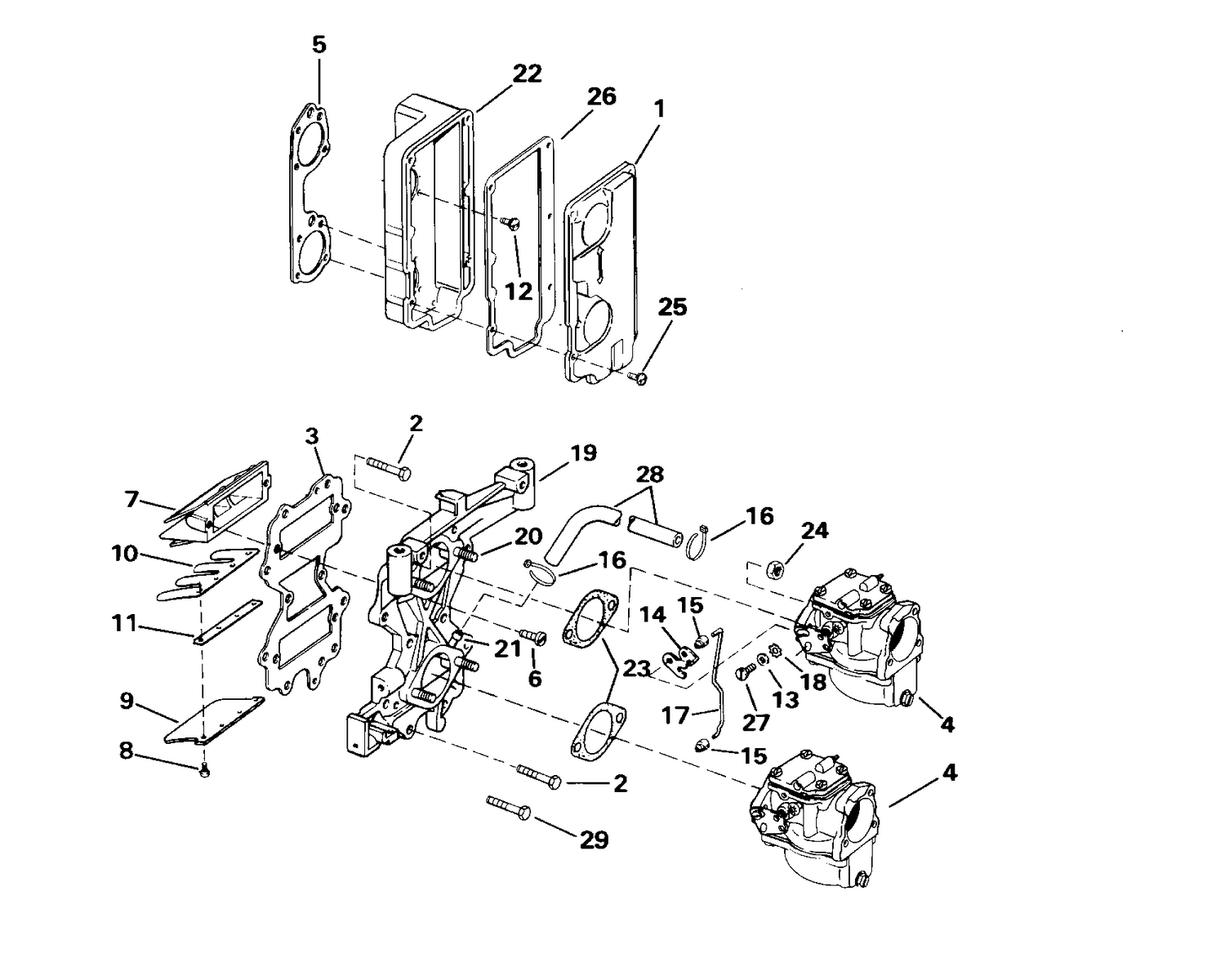 INTAKE MANIFOLD AND AIR SILENCER
