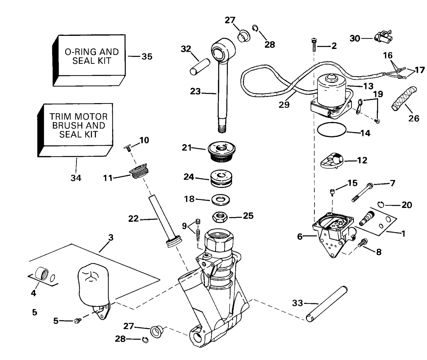 POWER TRIM/TILT HYDRAULIC ASSEMBLY