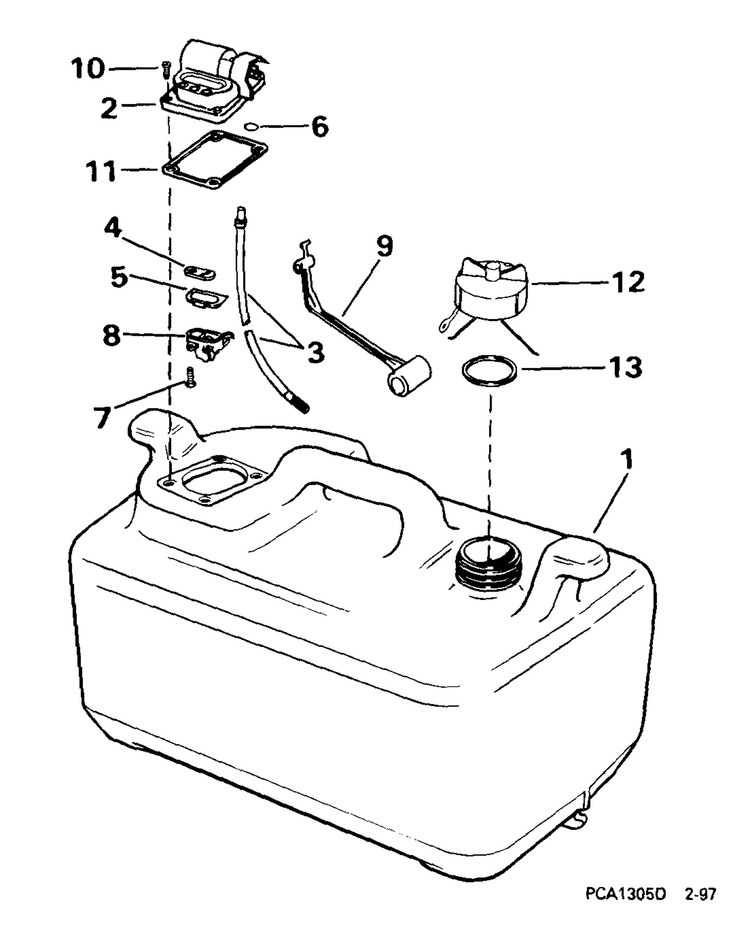 FUEL TANK -- 6 GALLON