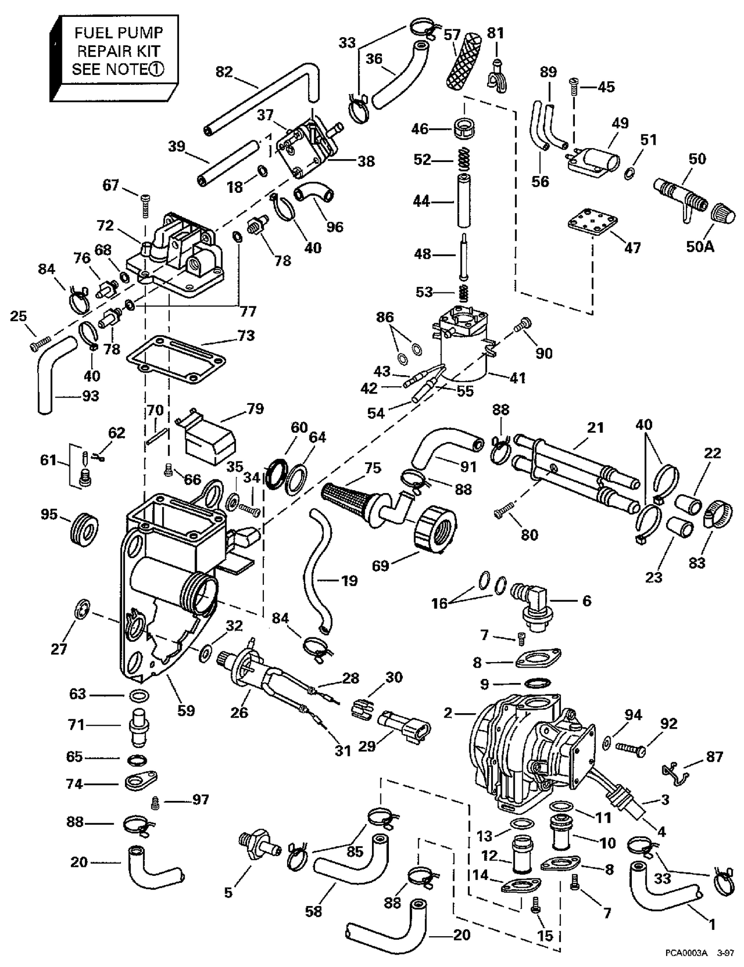 FUEL BRACKET & COMPONENTS