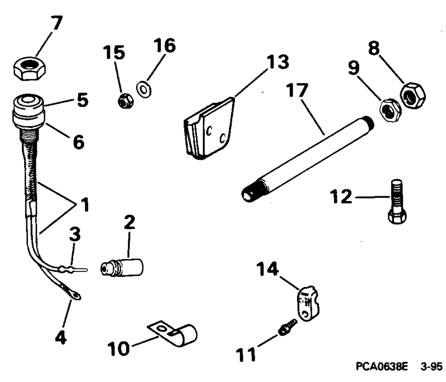 REMOTE CONTROL ADAPTER KIT - 125 COMMERCIAL ROPE MODELS