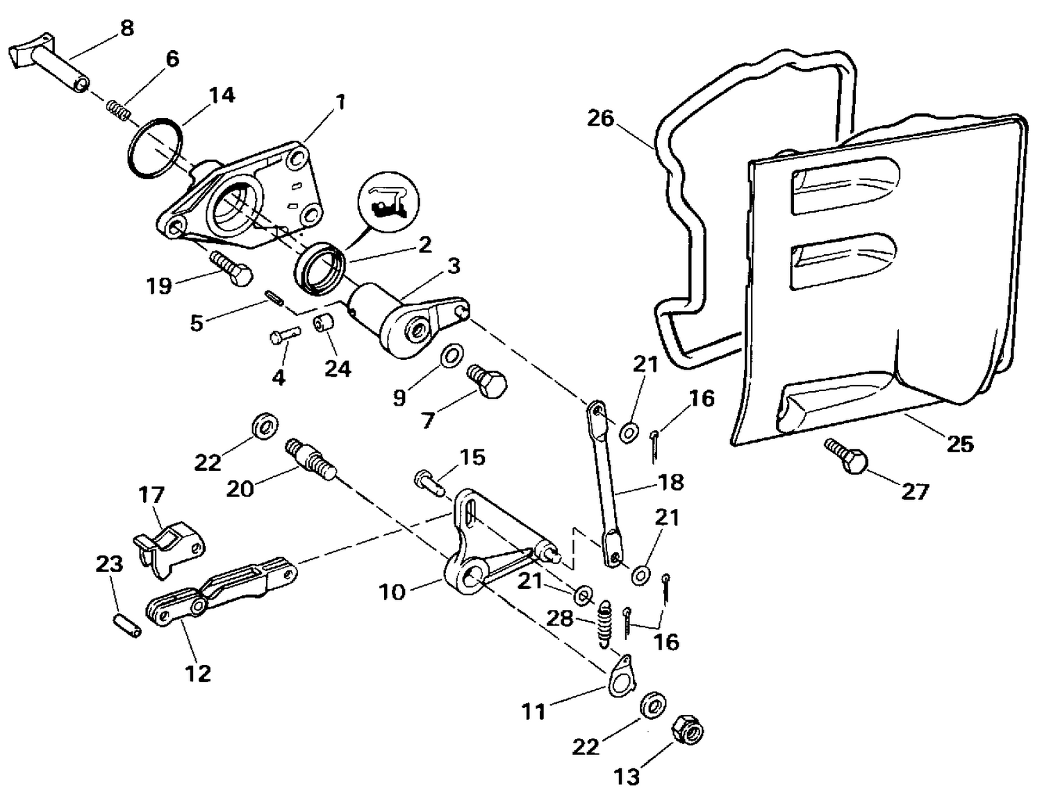 SHIFT - UPPER GEAR HOUSING