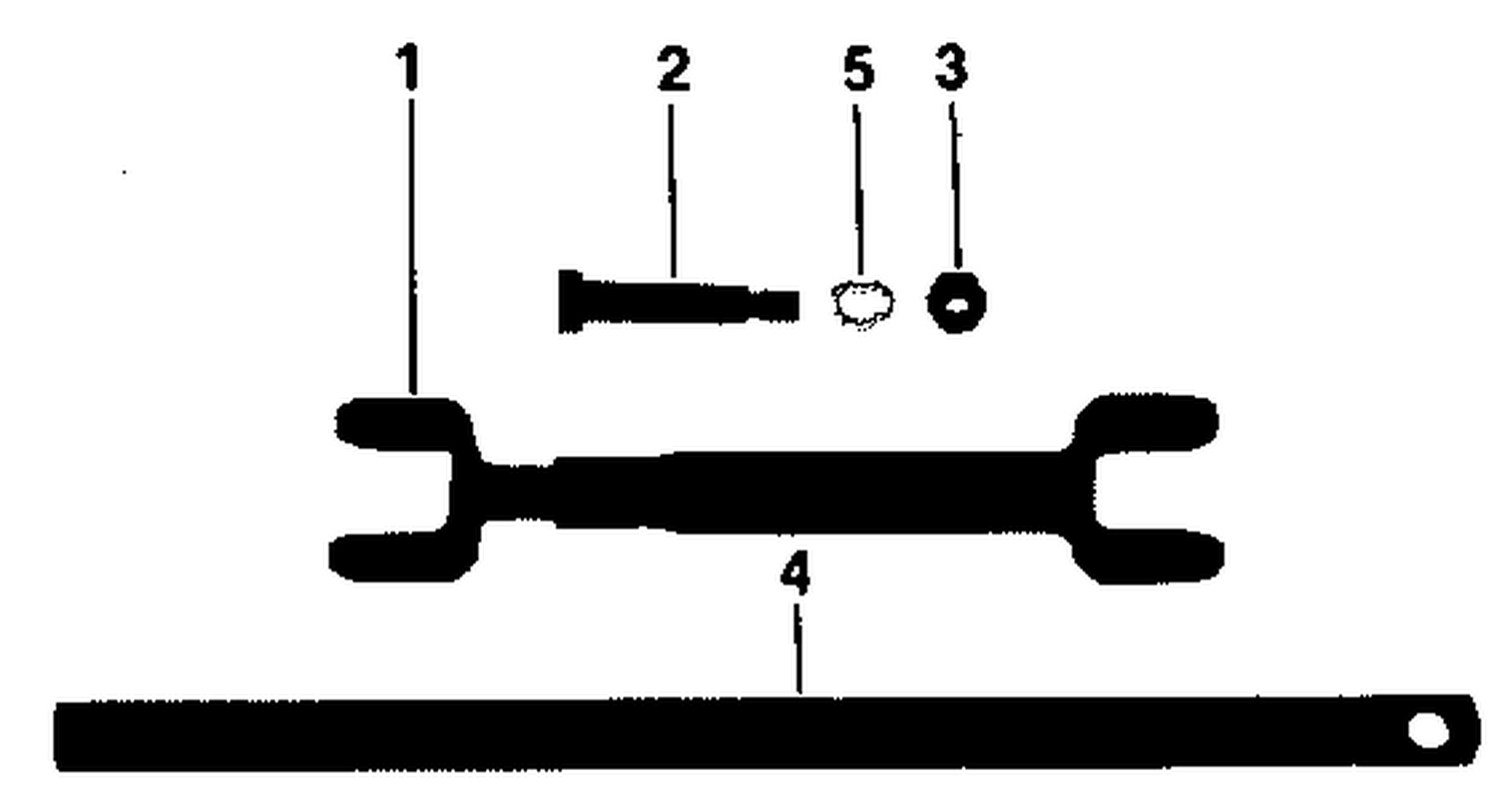 ADJUST. TIE BAR KIT V6&V8 DUAL ENG PWR STRNG TO PWR STRNG