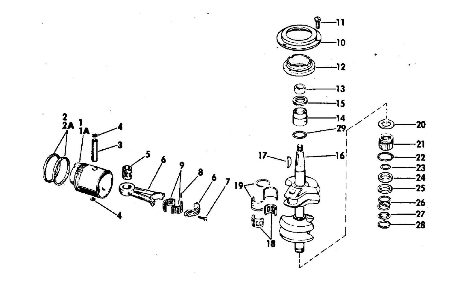 CRANKSHAFT & PISTON