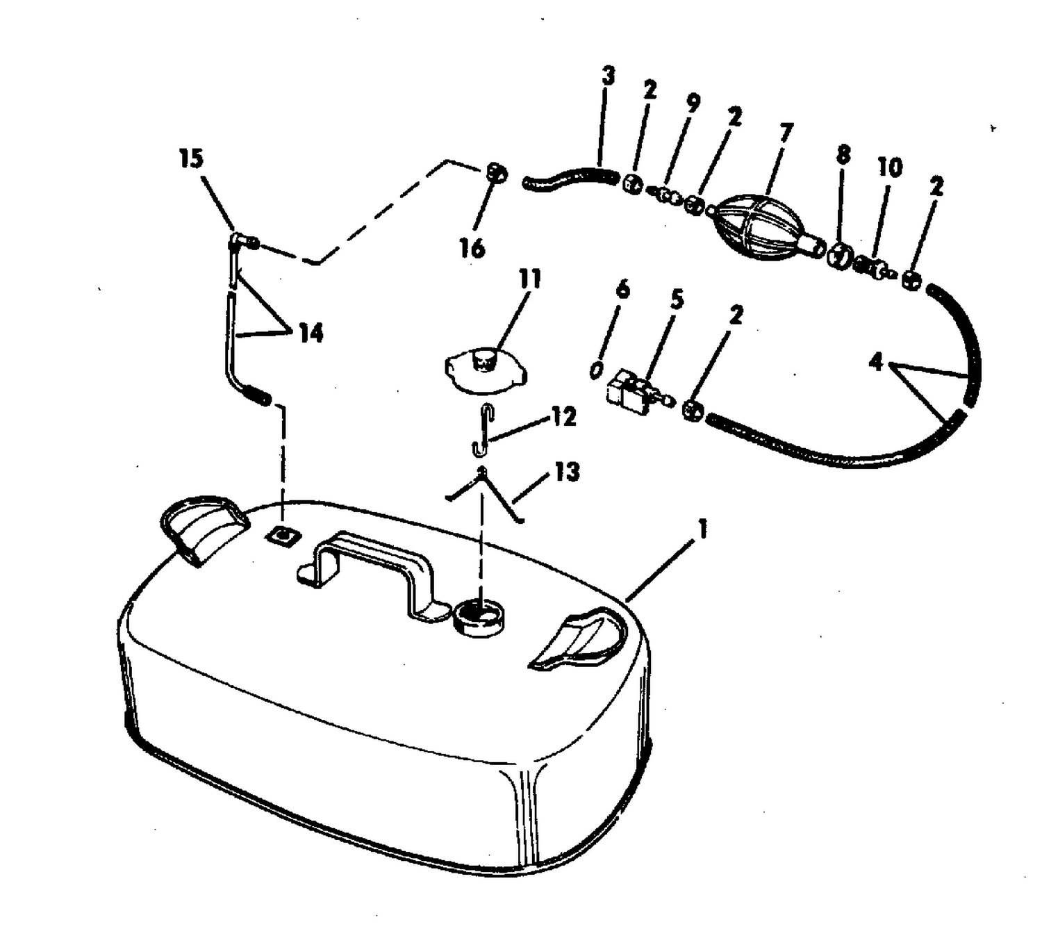 FUEL TANK - 3 GAL