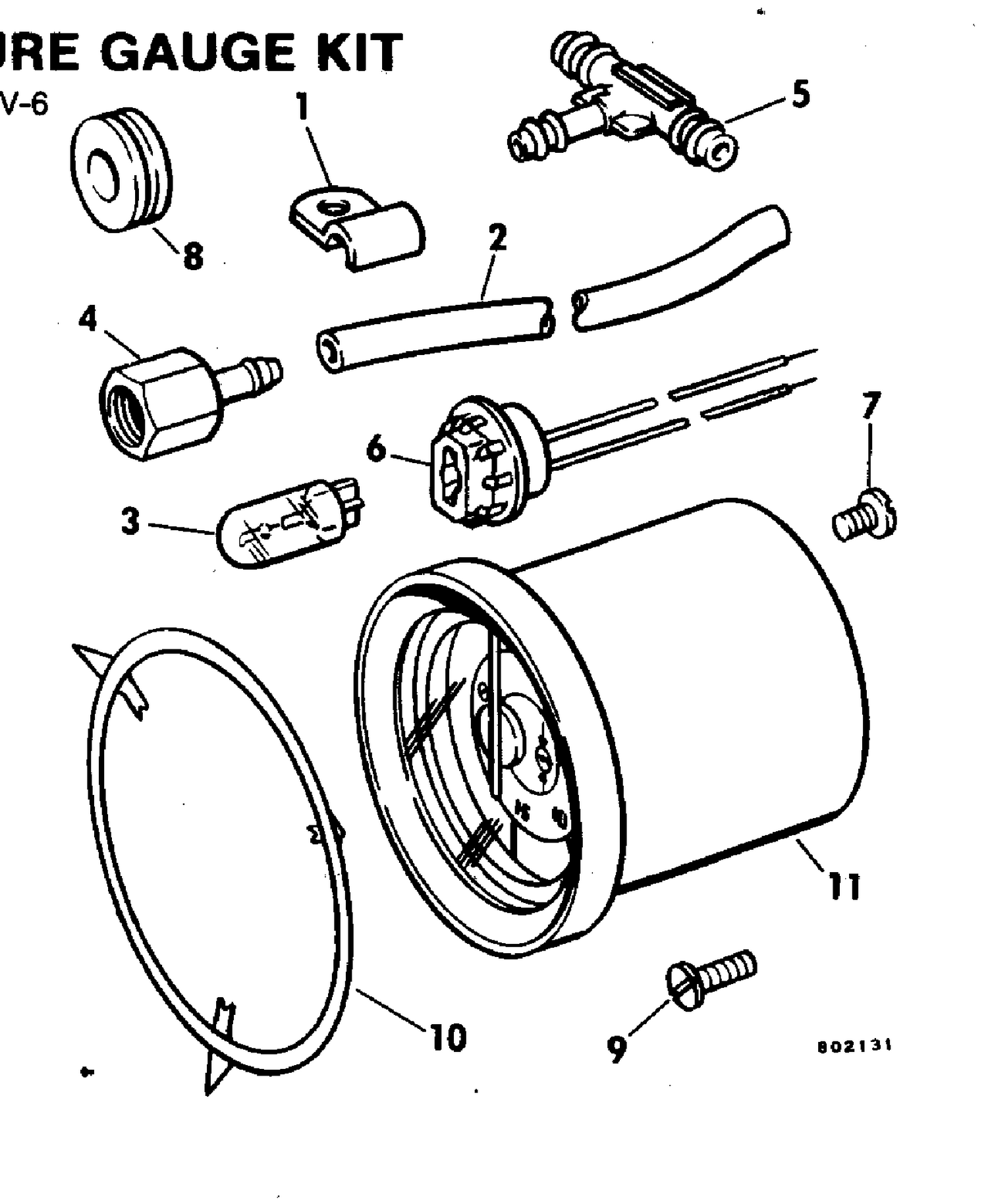 WATER PRESSURE GAUGE KIT