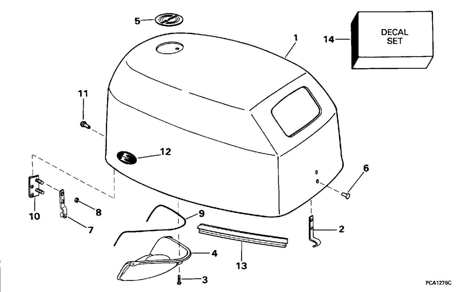 ENGINE COVER - EVINRUDE