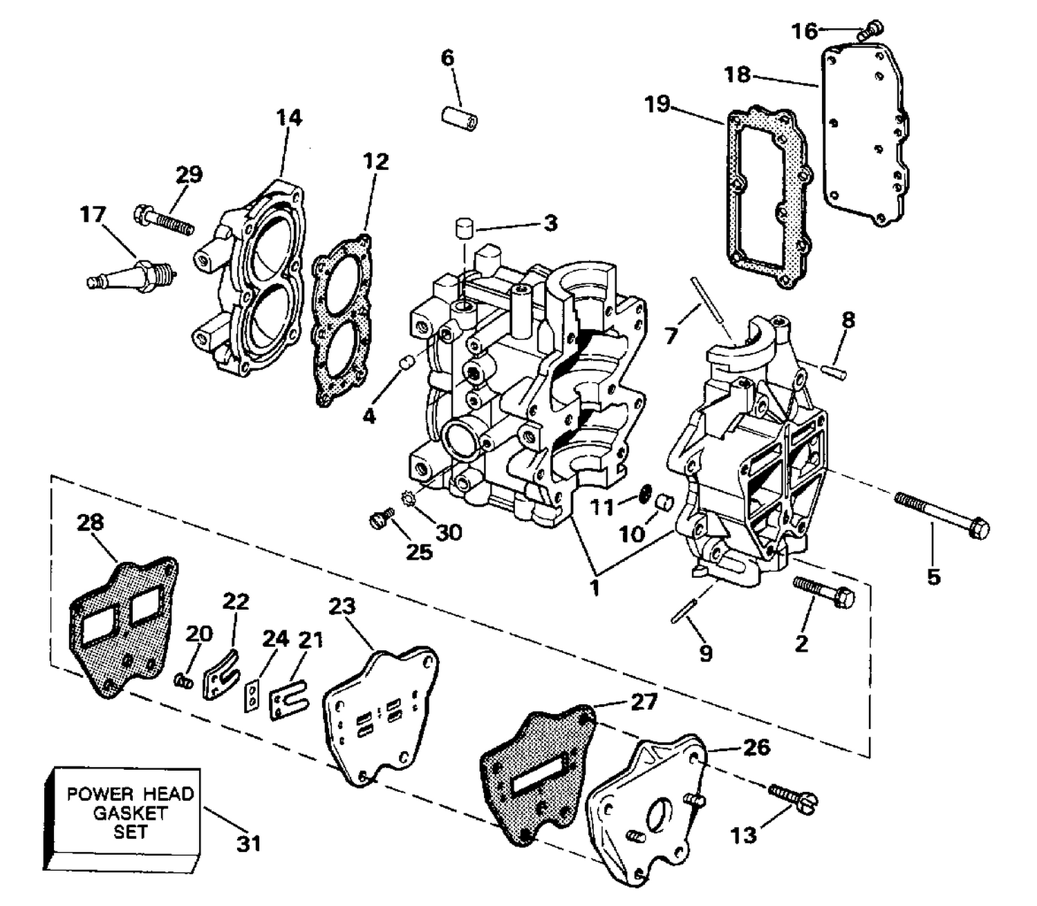 CYLINDER, CRANKCASE, & INTAKE MANIFOLD