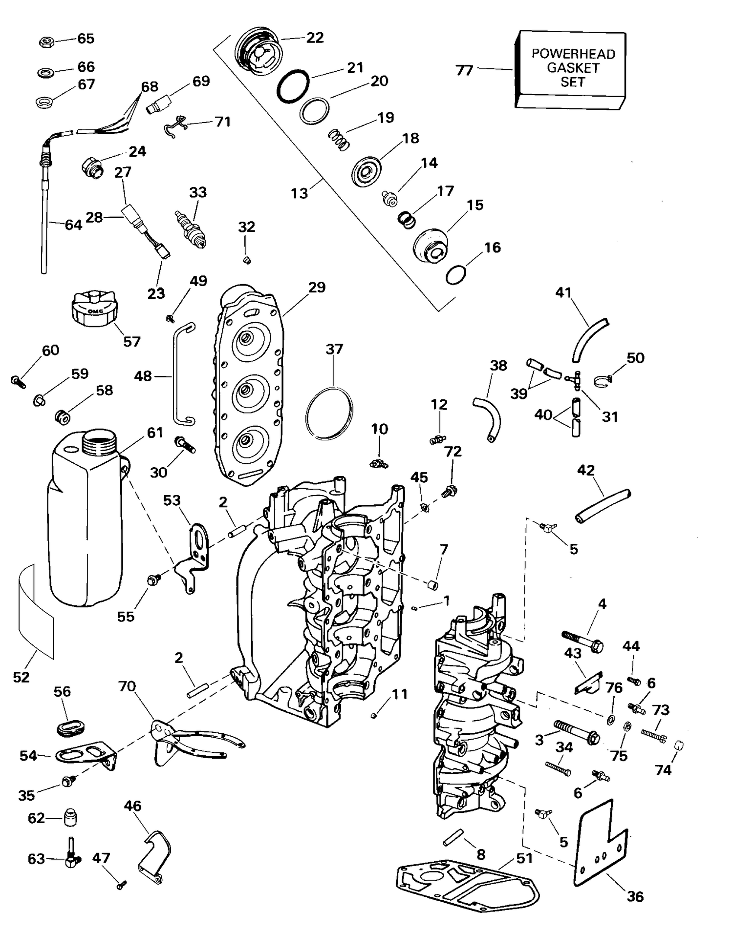 CYLINDER AND  CRANKCASE
