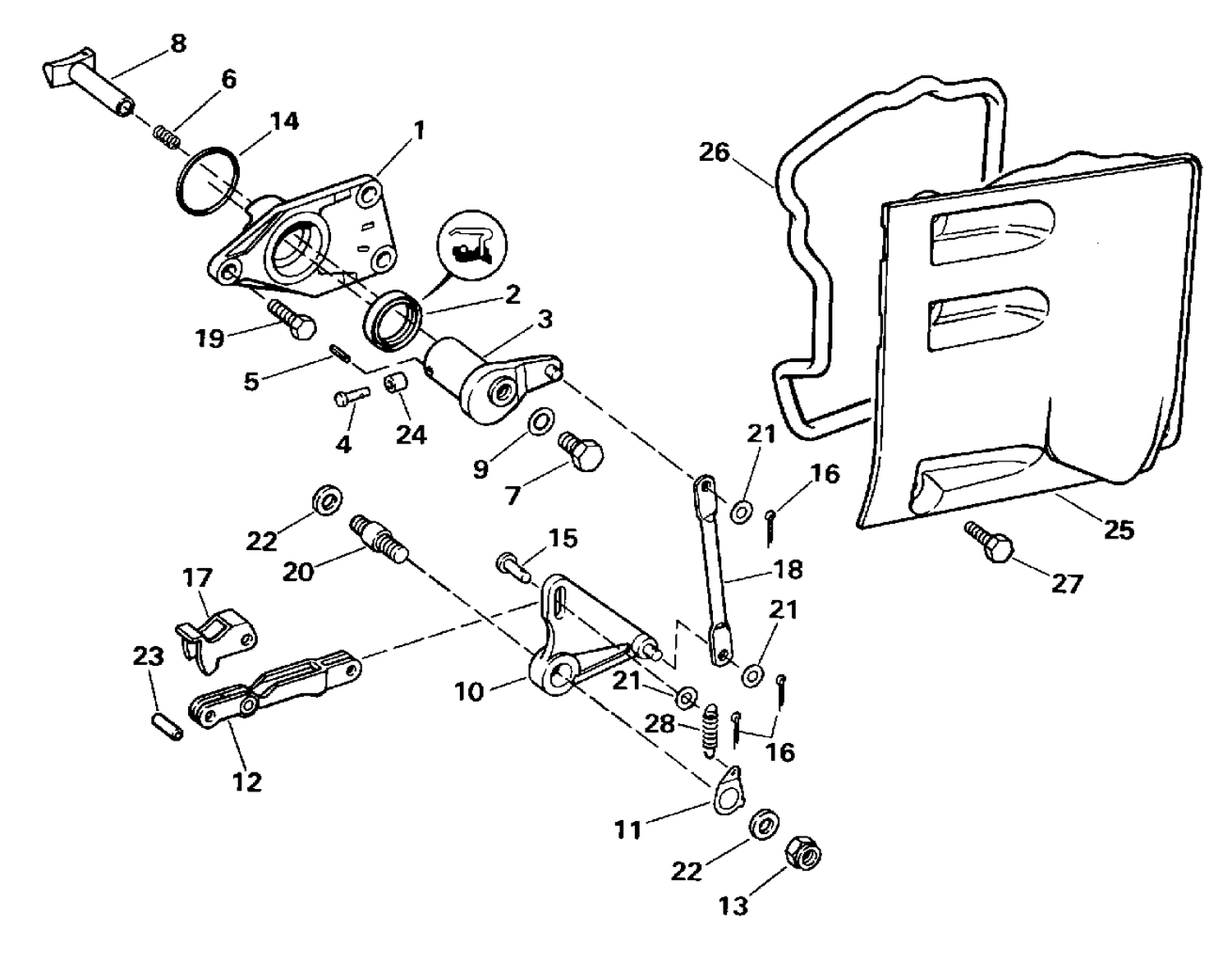 SHIFT - UPPER GEAR HOUSING