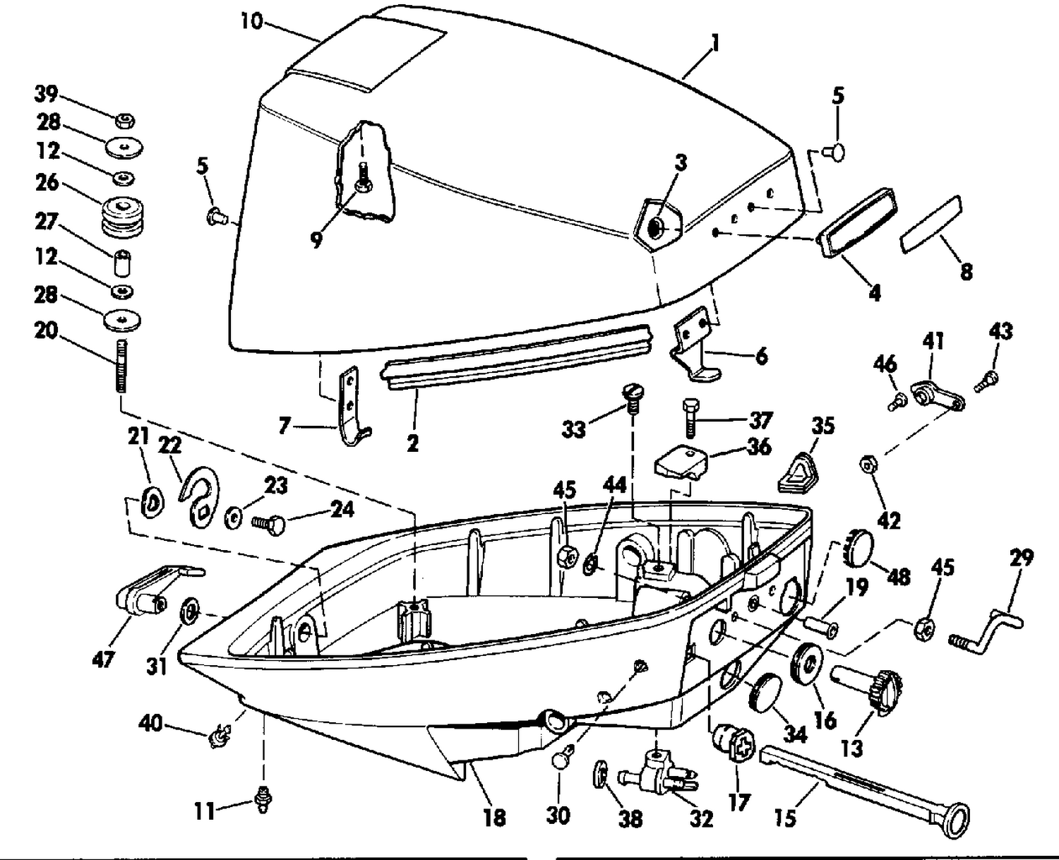 ENGINE COVER - JOHNSON