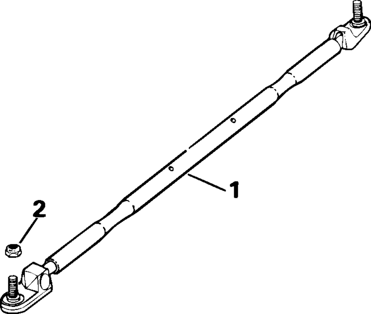 ADJUSTABLE TIE BAR KIT - 40 THRU V6