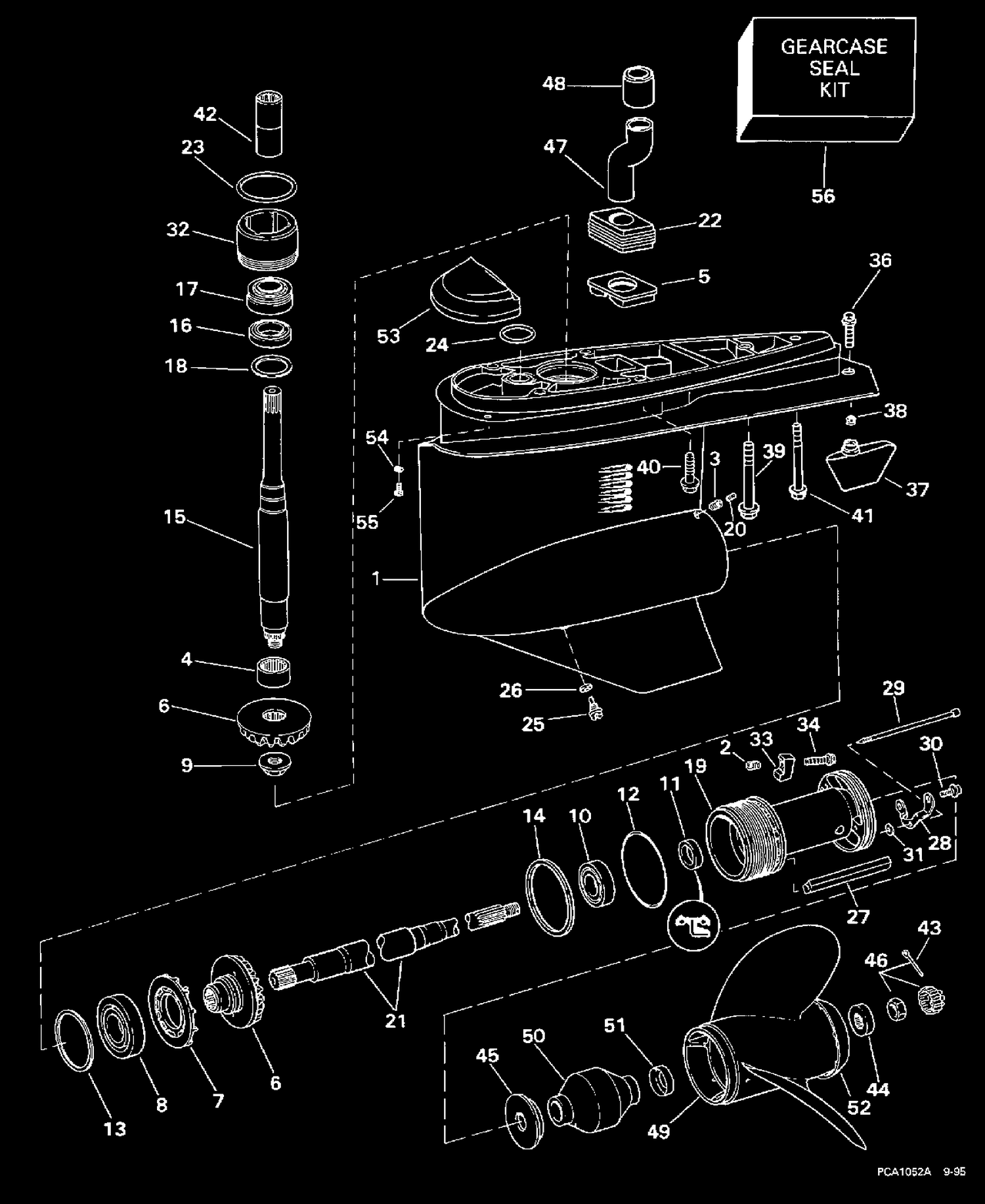 LOWER GEARCASE