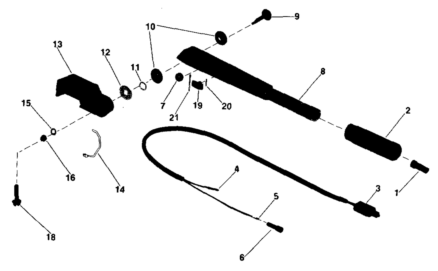 TILLER ARM